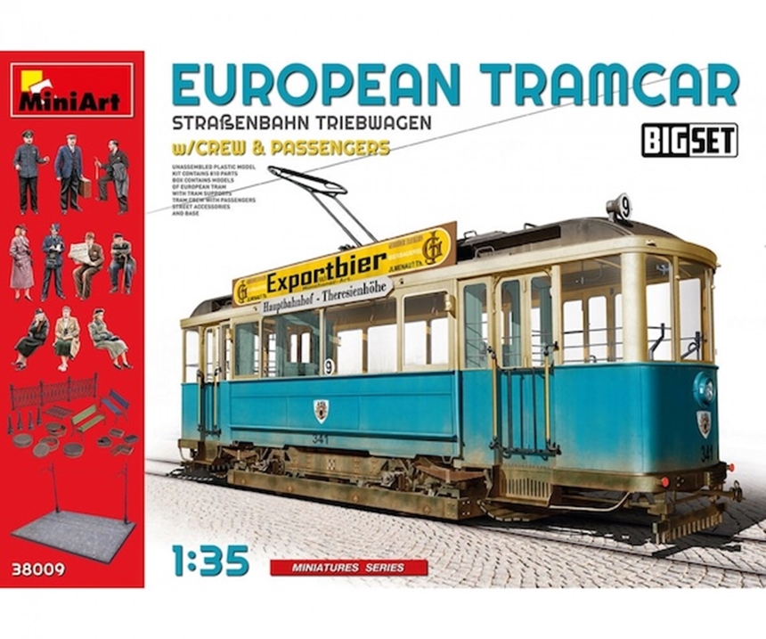 1/35 Tram Crew w/Passengers Big Set