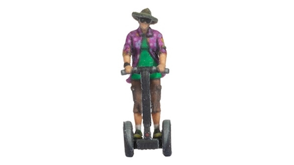 H0 Segwayfahrer 3D Master Einzelfigur