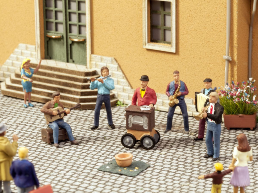 N Sound-Szene N  Straßenmusiker