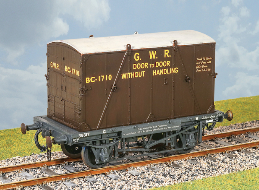 GWRContainer Wagon with B’ Container