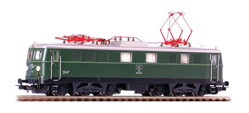 H0 E-Lok Rh 1010 ÖBB grün erh. Logo.III + DSS PluX22