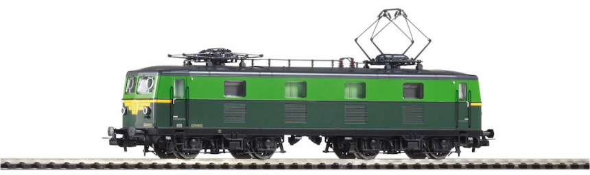 H0 SNCB E-Lok Rh2800 hellgrün/dunkelgrün DC Ep.III