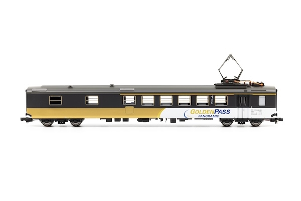 H0 BLS Speisewagen GoldenPass, mit IB und Radschleifer, Ep. V-VI, AC