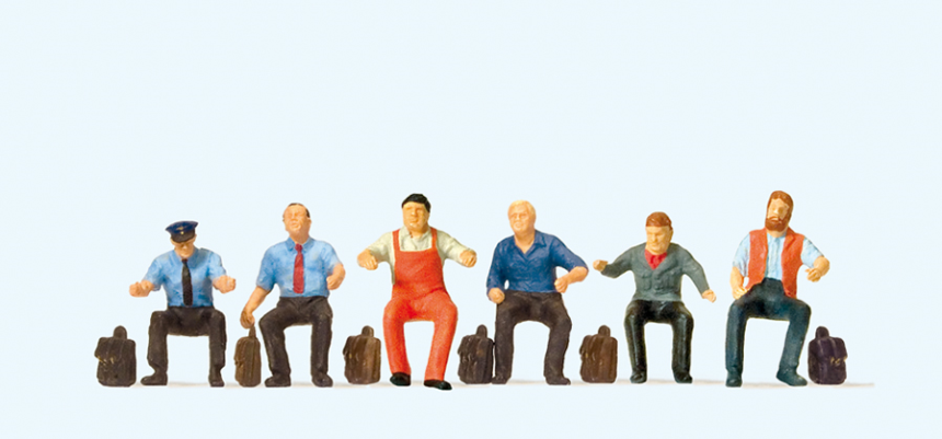 1:87  Lokführer DB, sitzend ( für E-Lok)