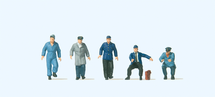 1:87  Fahrer f&amp;#252;r Elektrokarre (17120-17122, 17126)