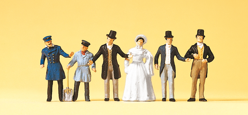 1:87  Lokführer,Heizer, Reisende