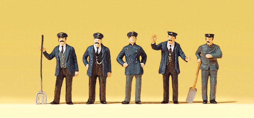 1:87  Lokführer, Heizer, Bahnbedienstete