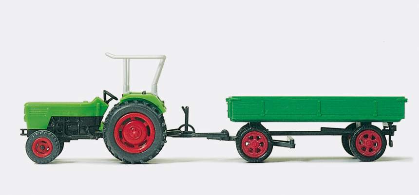 1:87  Ackerschlepper DEUTZ D 62 06 m. Anh&amp;#228;nger