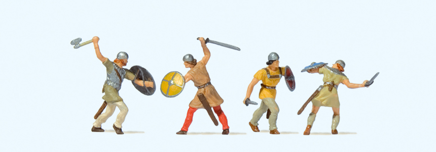 1:87  Kämpfende Ritter