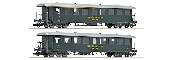 H0 2-tlg. Set: Seetalbahnwagen, PB Val de Joux