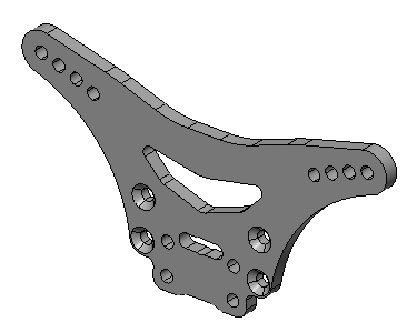 DB02 Carbon DamperStay (rear)