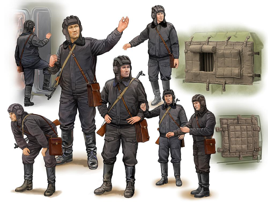 1/35 Soviet Soldiers Scud B Crew