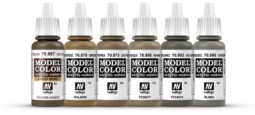 Farb-Set, US-amerikanische Pa