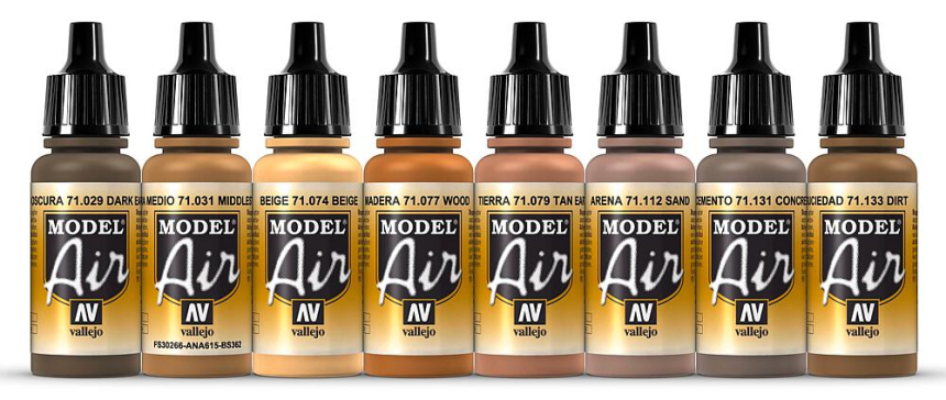 Farb-Set, Ruinen &amp; Trümmer