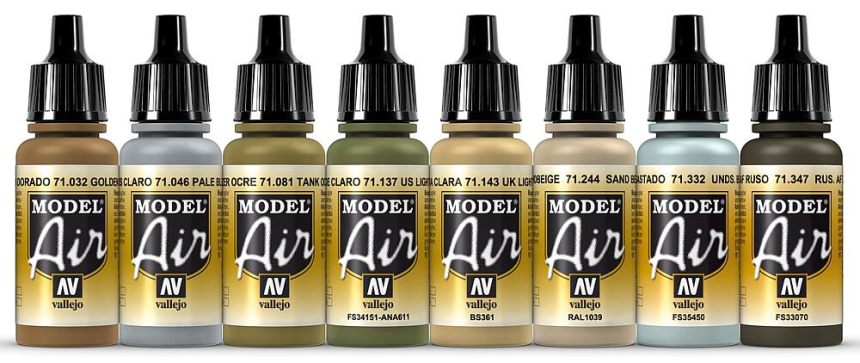 Farb-Set, MiG-21 Fishbed, 8 x