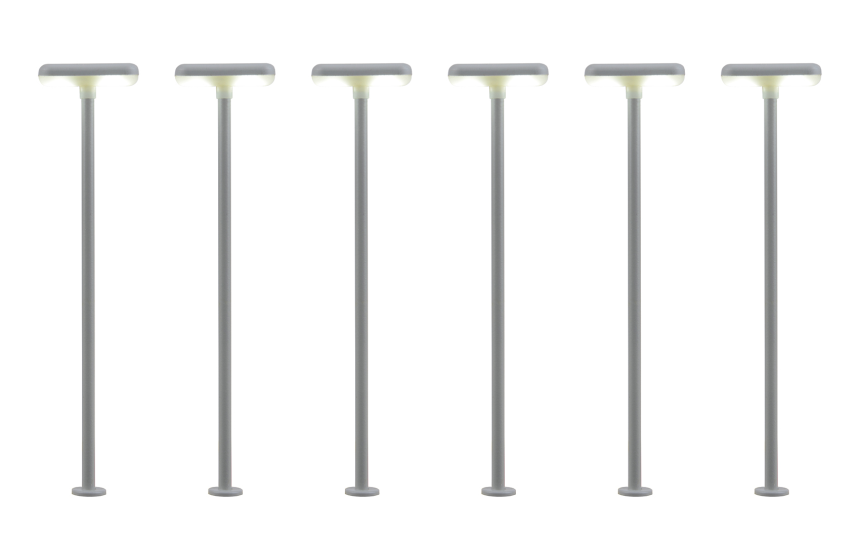 H0 Bahnsteigl., 2 LED 5+1