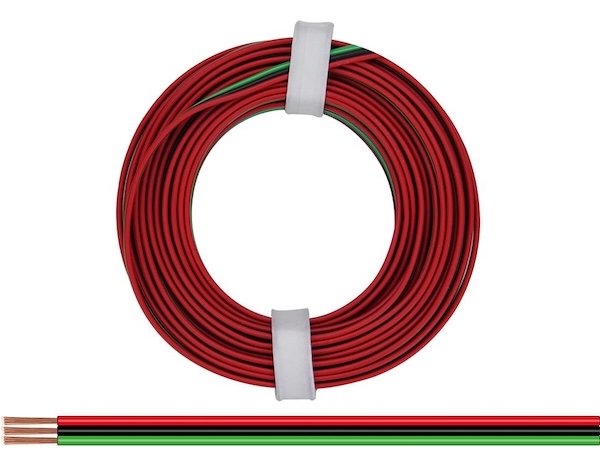 Drillingslitze 0,14 mm&amp;#178; / 5 m rot-schwarz-gr&amp;#252;n