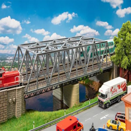 H0 Stahlbrücke, 2-gleisig