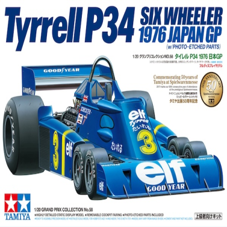 1/20 Tyrell P34 Six Wheeler 1976 Japan GP 
