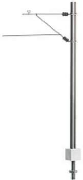 H0 Streckenmast für R-Fahrleitung Neusilber 5 Stk. Occassion