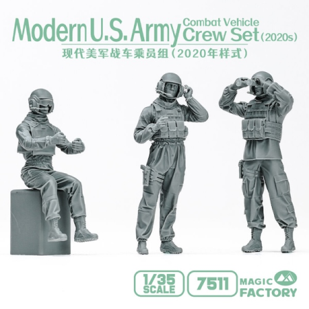 1/35 Modern US-Army Crew Set