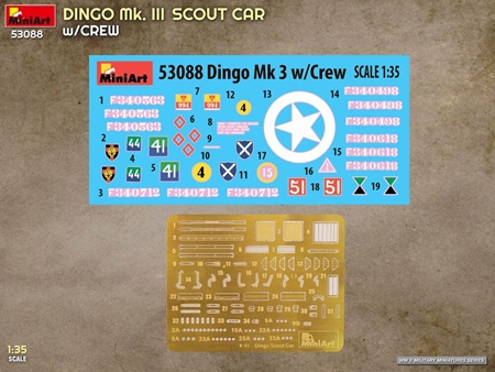 1/35 Dingo Mk III Scout Car  w/Crew