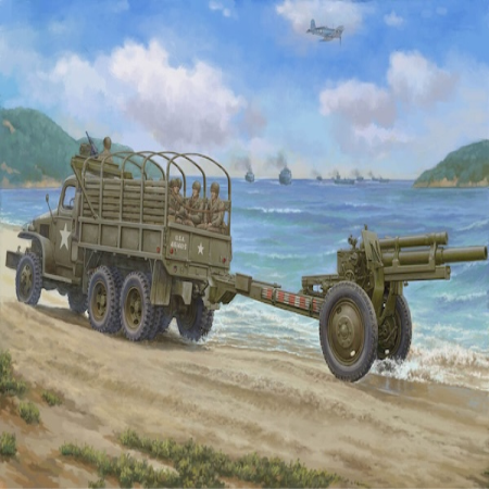 1/35 USA CCKW  with 2A1 105mm Howitzer