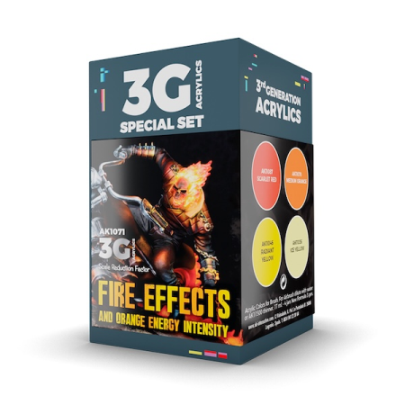 WARGAME COLOR SET. Fire Effects