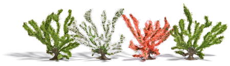 H0 4 Frühlingsbüsche H0