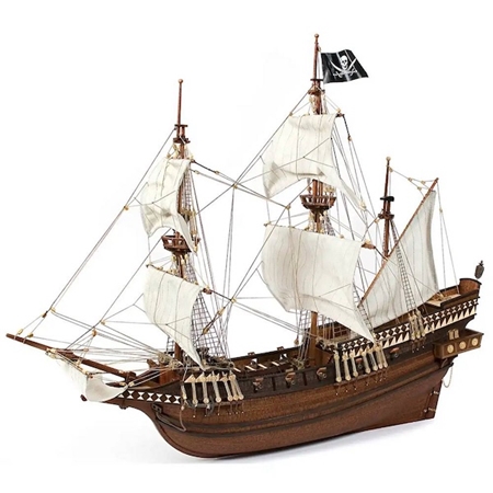 1/100 Buccaneer Piratenschiff Standmodellbausatz