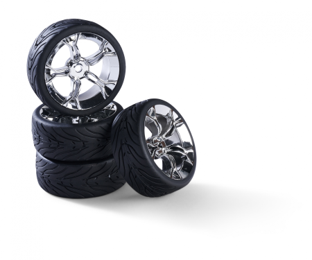 1:10 Räderset(4) Y-Design4 chrome 26mm+3mm