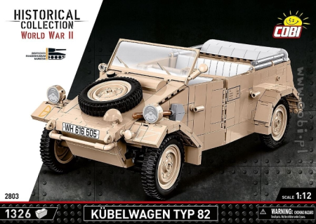 Kübelwagen Typ 82, 1326 Teile