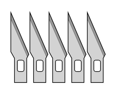 5 Ersatzmesser für DOMS01