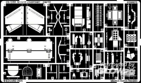 1/35M4A3 Sherman Fotoätzsatz