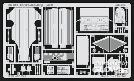 1/35US Amphibienfahrzeug Ford GPA Fotoätzsatz