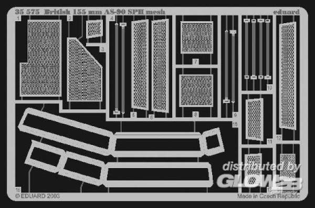 1/35Britische 155 mm AS-90 Selbstfahrlafette Fotoätzsatz