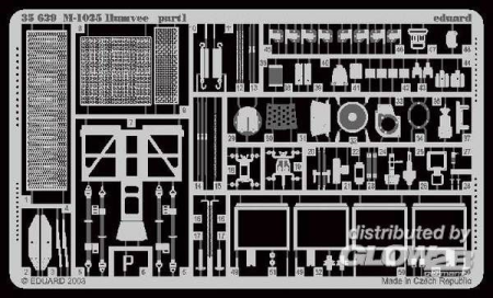 1/35Hummer M 1025 Humvee Fotoätzsatz