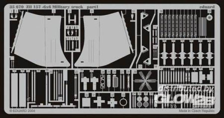 1/35ZIL 157 6x6 Military truck und w/Canvas Fotoätzsatz