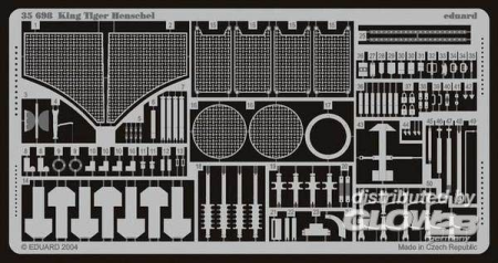 1/35SdKfz. 182 Königstiger mit Henschelturm Fotoätzsatz