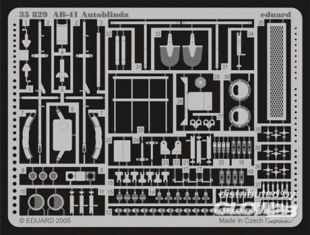 1/35AB-41 Autoblinda für Italeri Bausatz