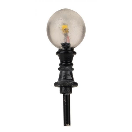 H0 LED-Wegleuchte, Kugel Warmweiss, 3 Stück 