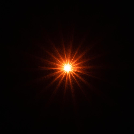 5 selbstblinkende LED, gelb