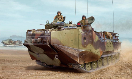 1/35 AAVP7A1 Assault Amphibious Vehicle (w/mountin
