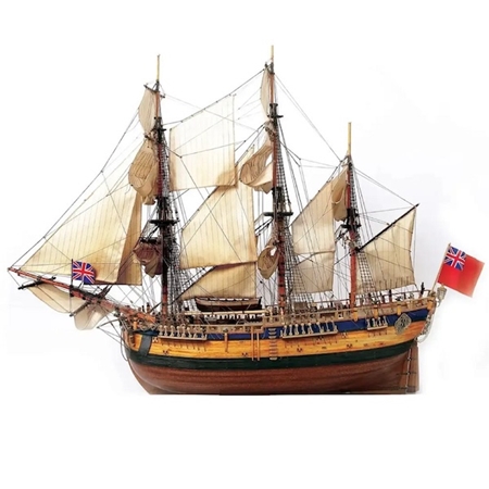 1/54 HMS Endeavour Standmodellbausatz