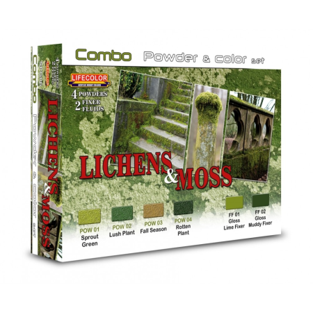 Set für Darstellung von Moos und Flechten