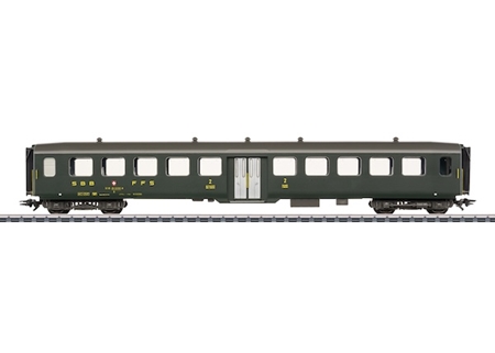 H0 Leichtstahl-Sitzwagen 2. Klasse