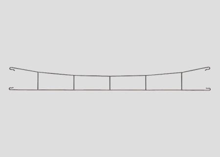 H0 Fahrdraht 172.5mm r=437.5mm (