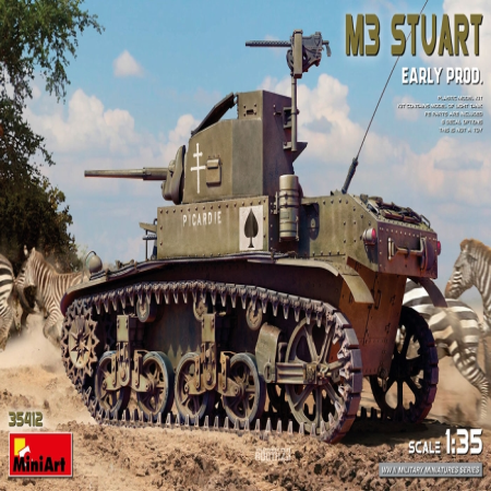 1/35 M3 Stuart Frühe Prod.