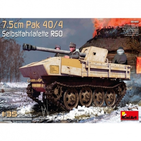 1:35 7.5cm PAK40/4 auf RSO