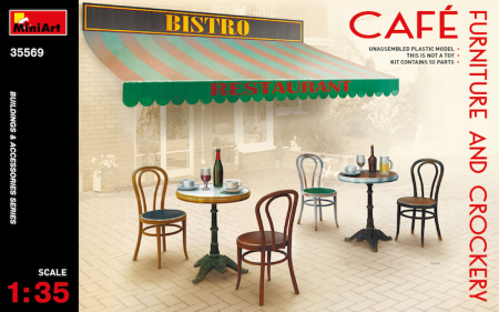 1/35 Café Furniture &amp; Crockery